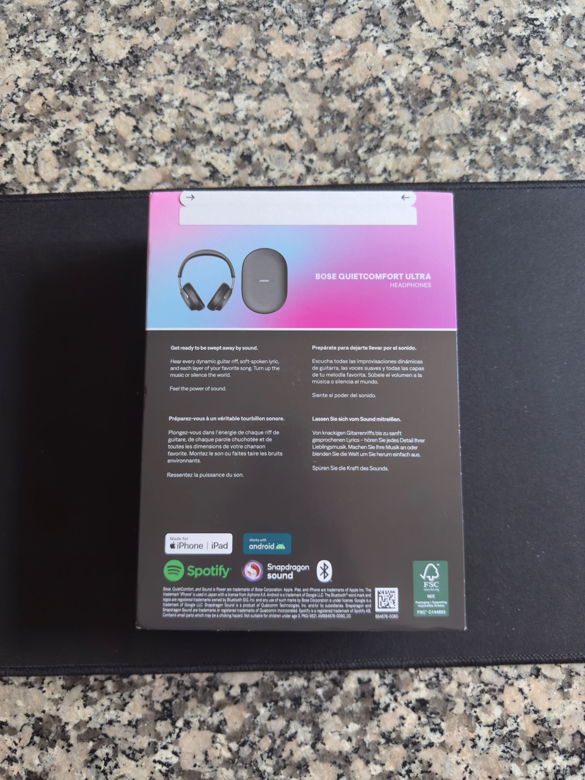 Bose QuietComfort Ultra – Auscultadores com Cancelamento de Ruído