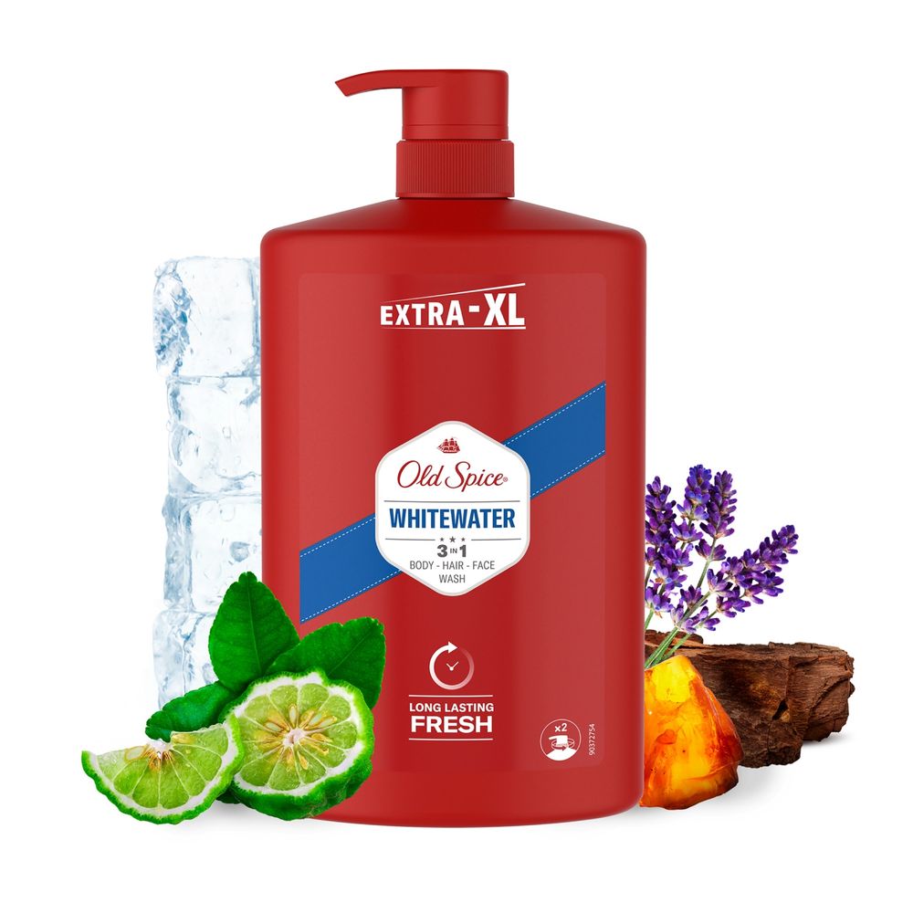 Old Spice Whitewater Żel Pod Prysznic dla Mężczyzn 1000ml 3w1