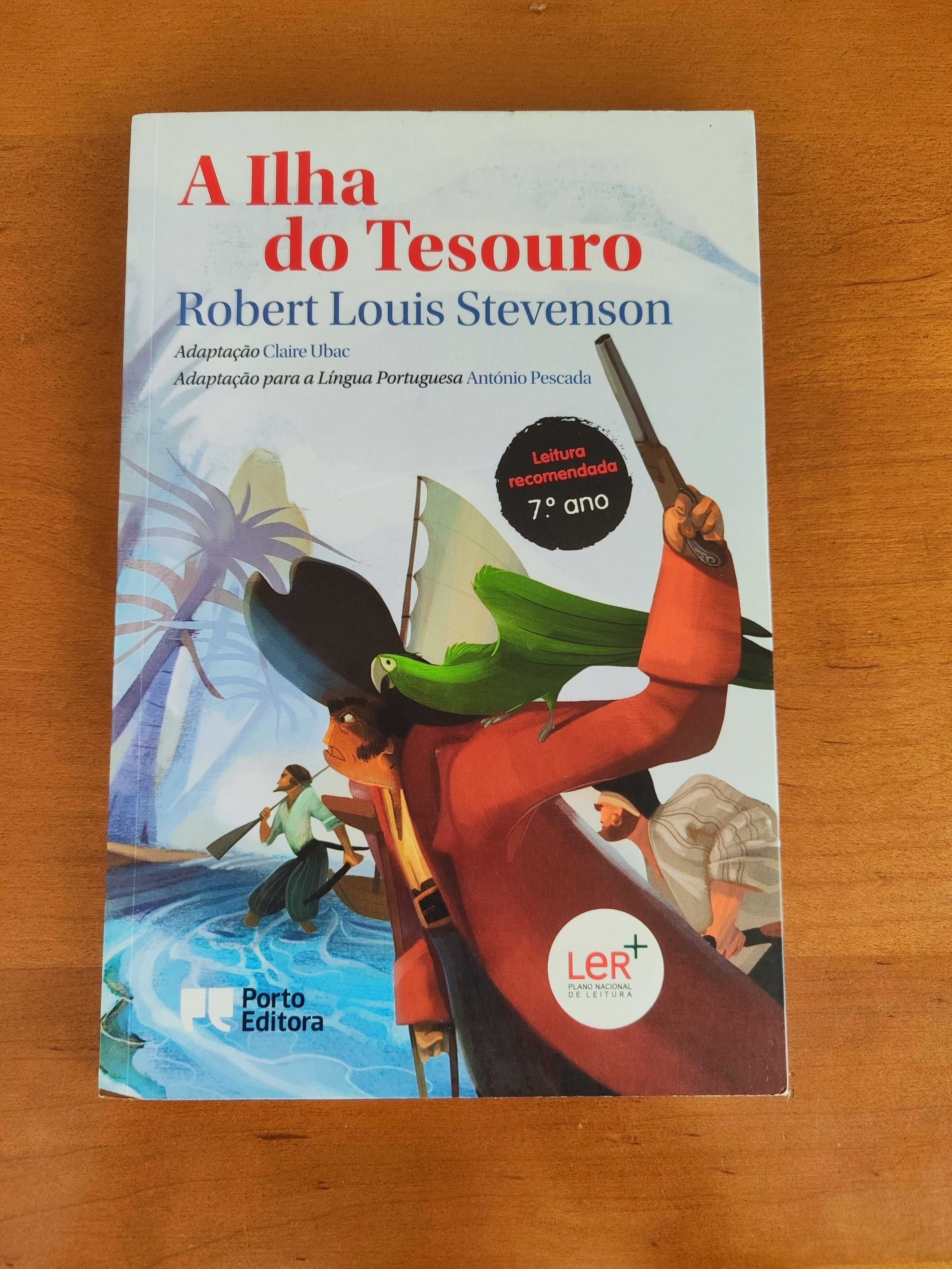 Livros "A ilha do Tesouro" e "Carta a el Rei D.Manuel ... do Brasil"