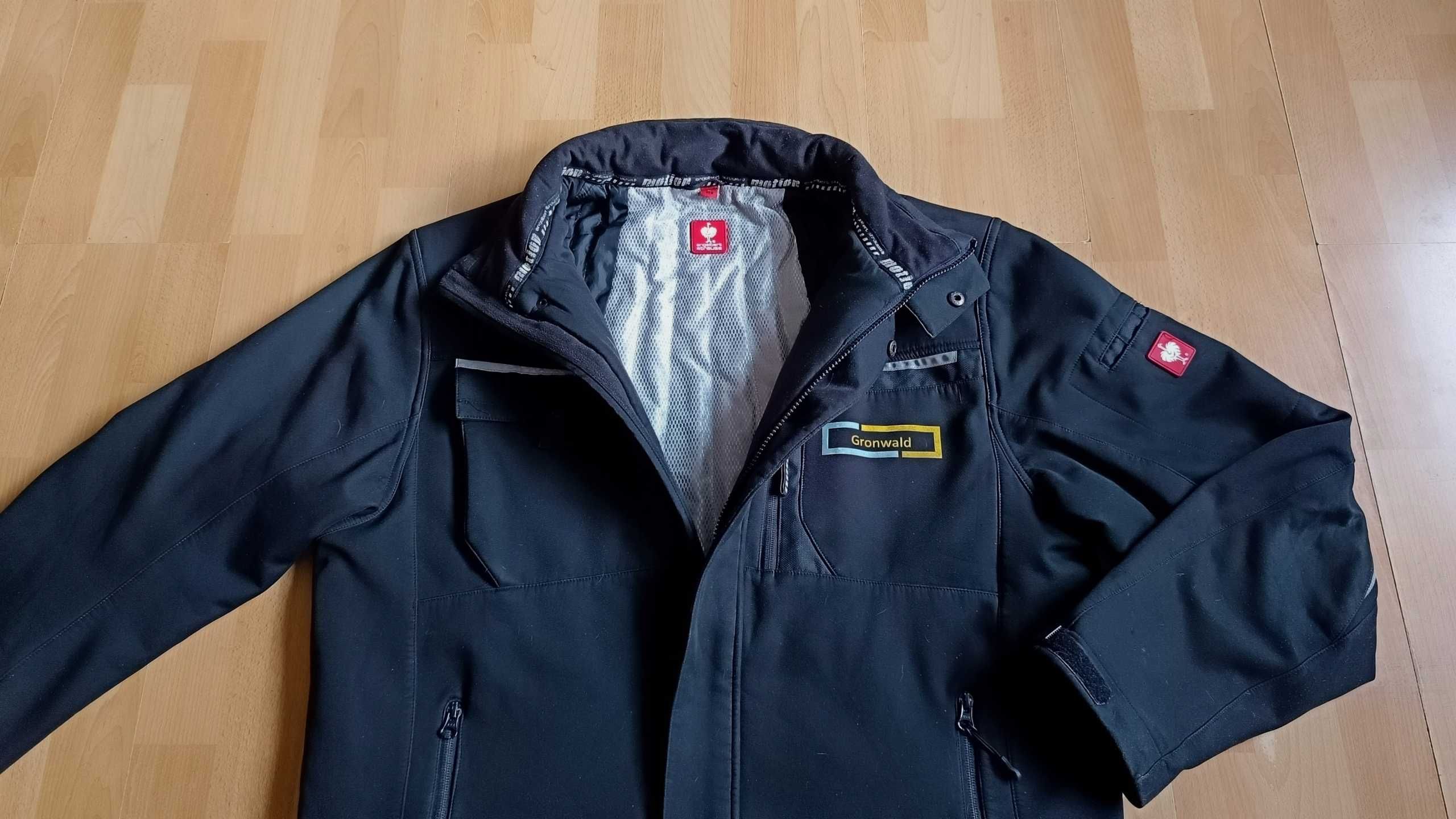 Męska zimowa kurtka softshell ENGELBERT STRAUSS MOTION r.L st.b.dobry