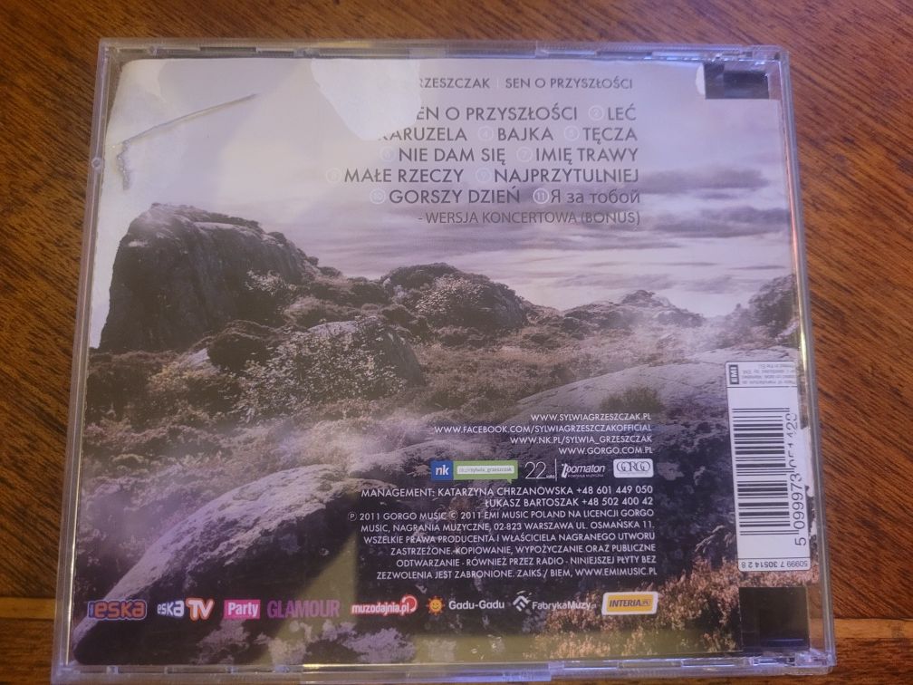CD Sylwia Grzeszczak Sen o przyszłości 2011 EMI / Gorgo