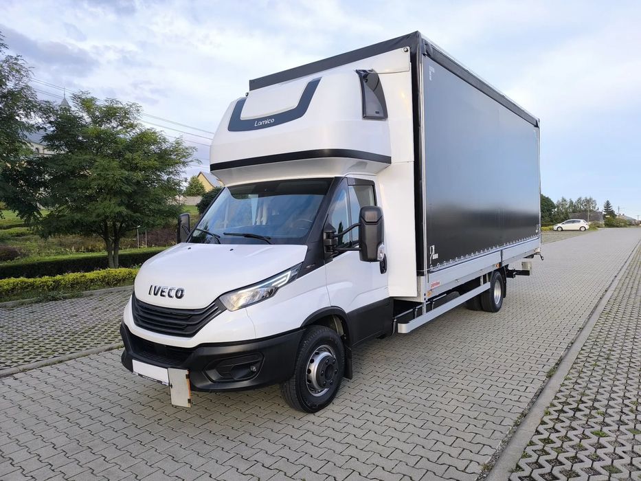 Iveco Daily 70C18 WINDA 1000kg, Sypialnia, 15Palet, Firana 6.22m!  Full Led! Ładowność 3445kg!