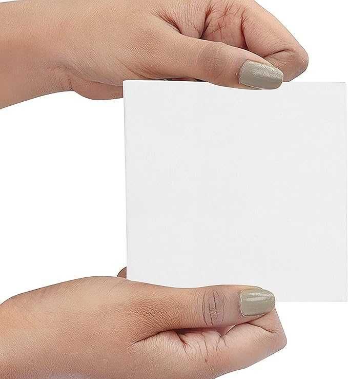 Podobrazie 10 x 10 cm bawełna białe