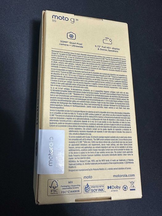 Telefon Motorola Moto G35 8/128 - nowy + paragon!