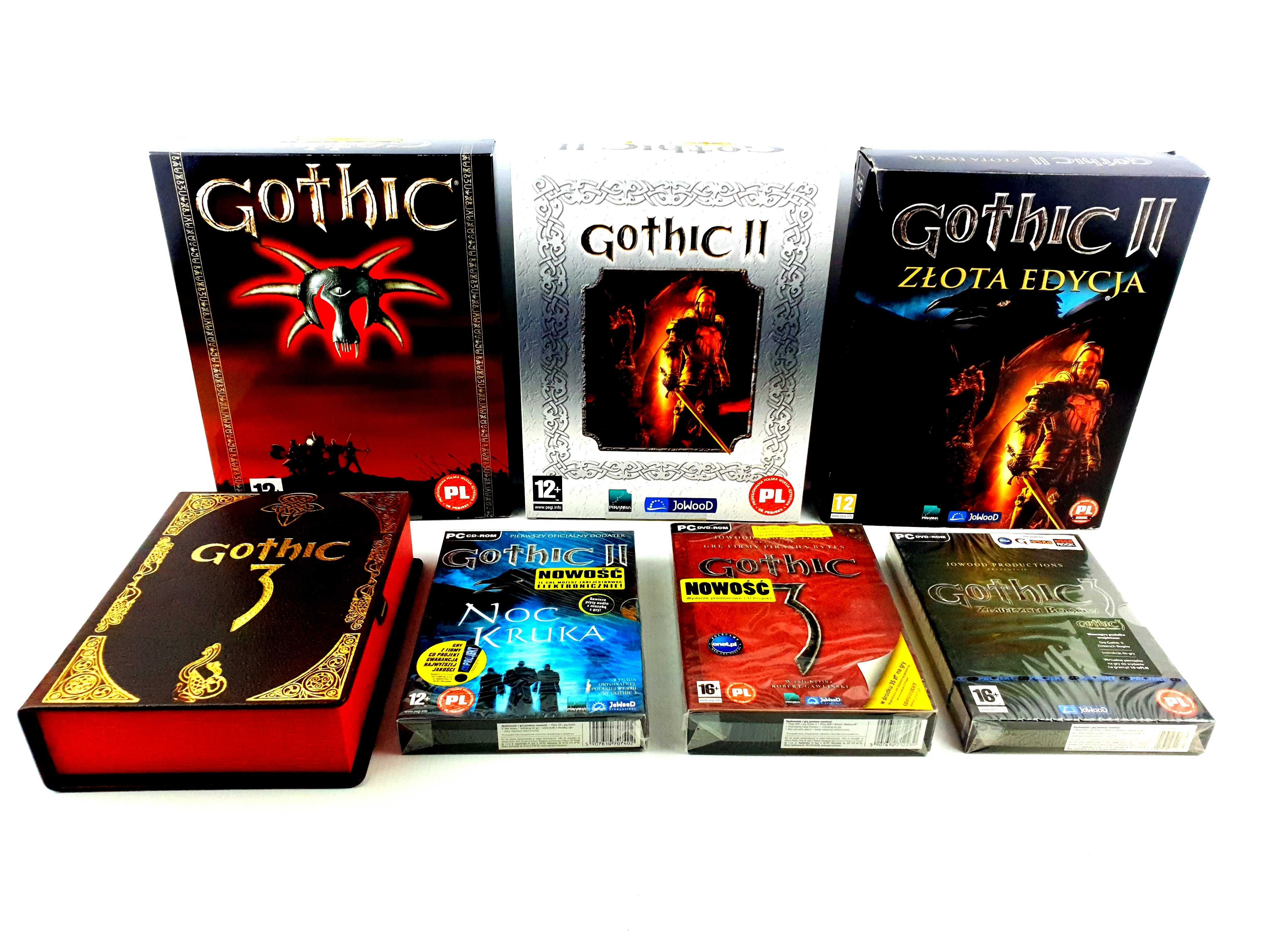 SAGA GOTHIC 1 2 3 I II III Złota Edycja Arcania Risen 1 RPG PC PL