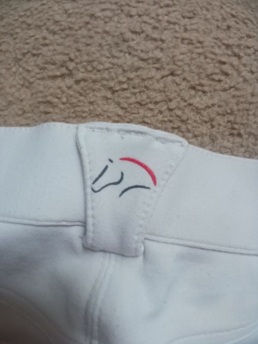 Білі бриджі HKM Gripping System