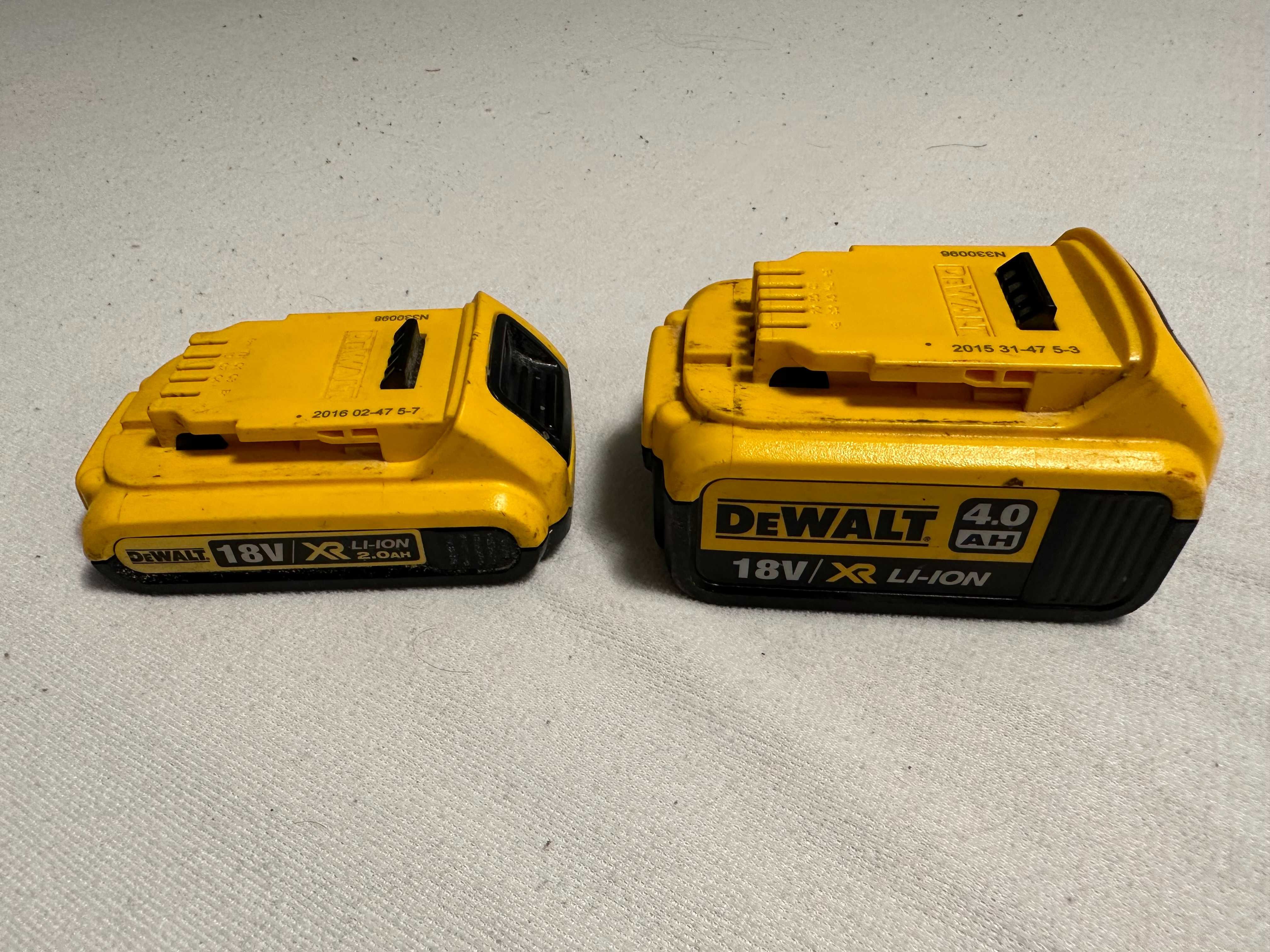 Bateria akumulator DeWalt 18V XR 2AH, 4AH i 5AH regenerowane