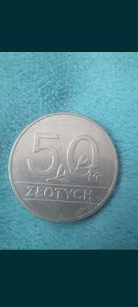 50 zł rok 1990 moneta