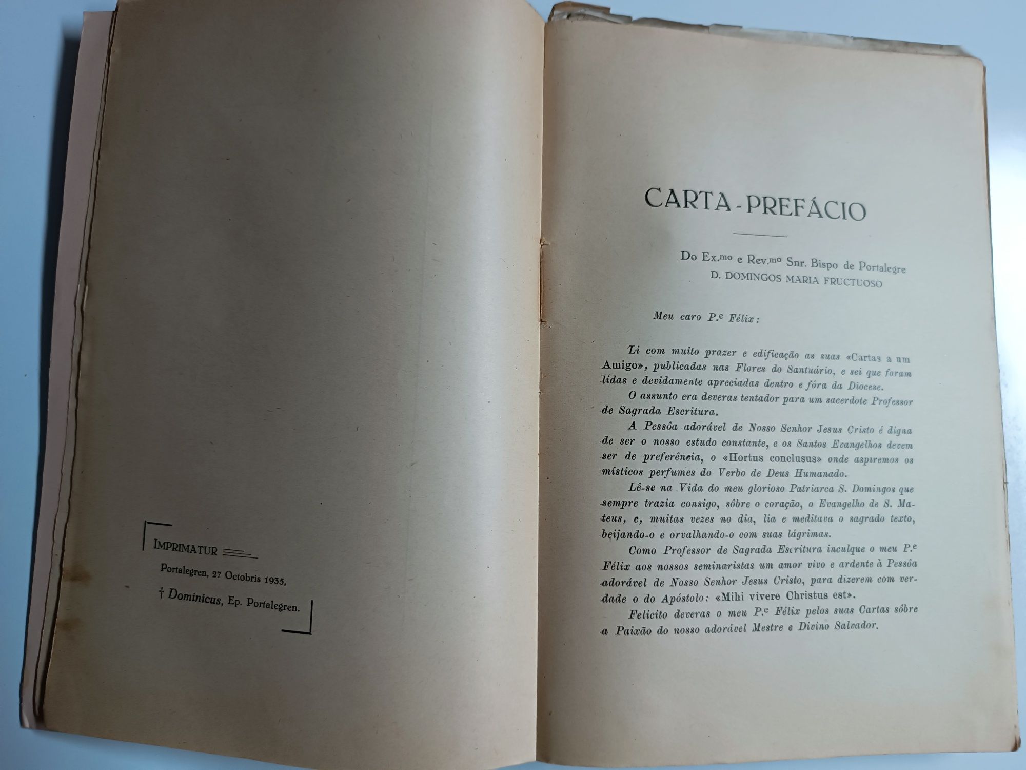 Livro "A Vítima do Calvário" de Dr. José Maria Félix