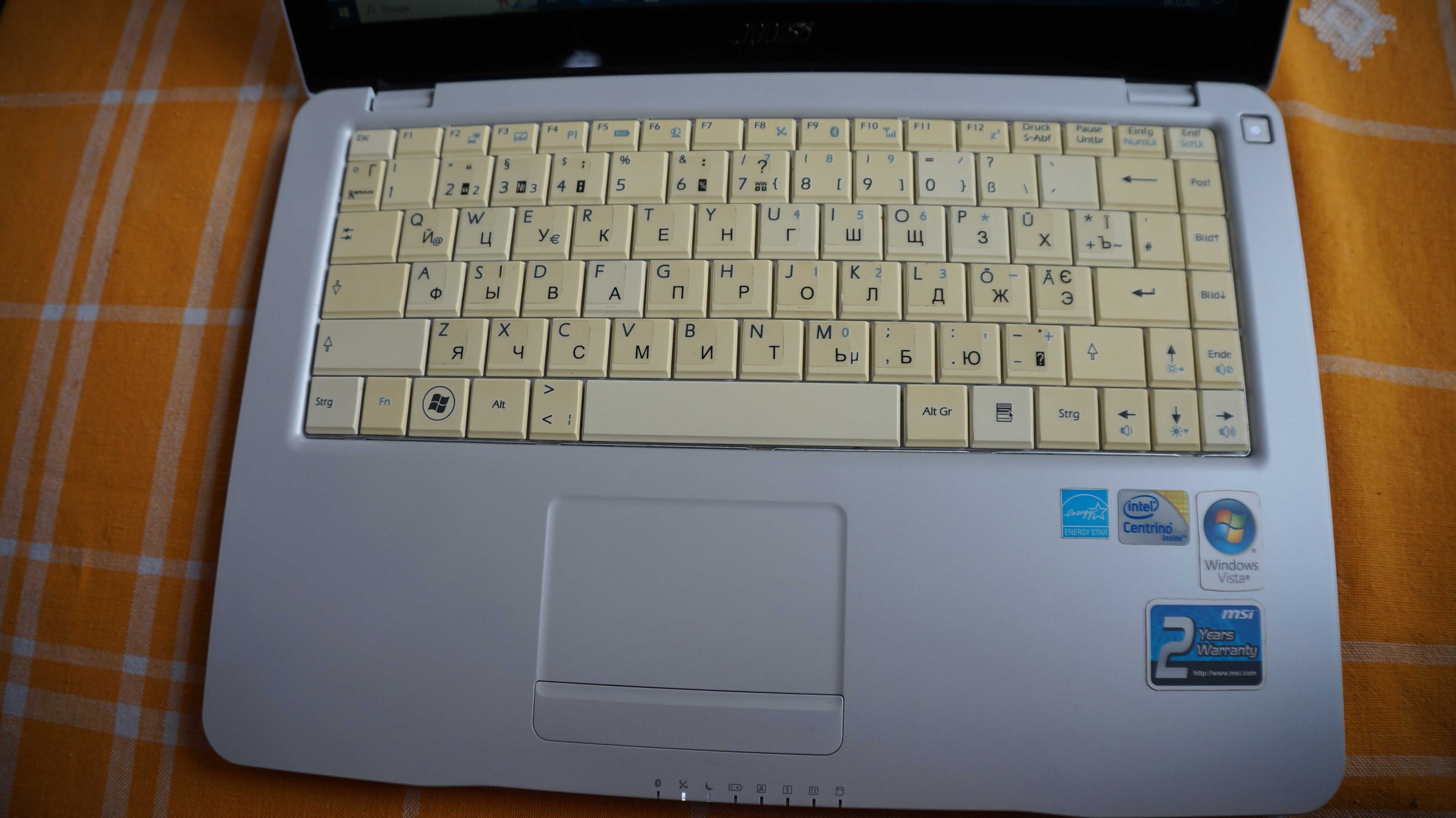 Нетбук MSI X340 White