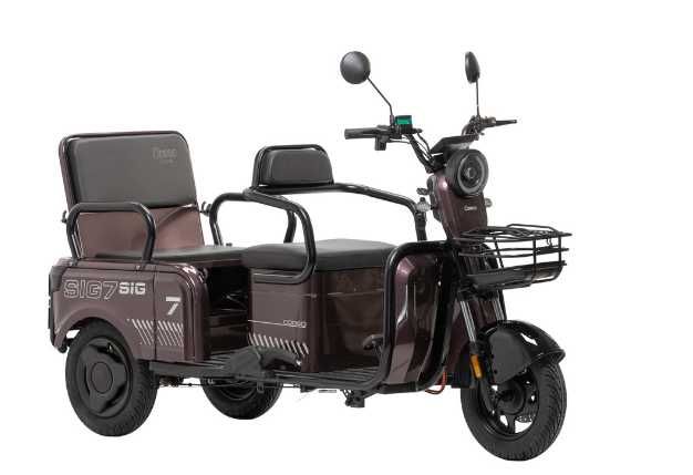 Електричний трицикл Corso «SIG-7» ) двигун 1200W, акумулятор 72V/23Ah