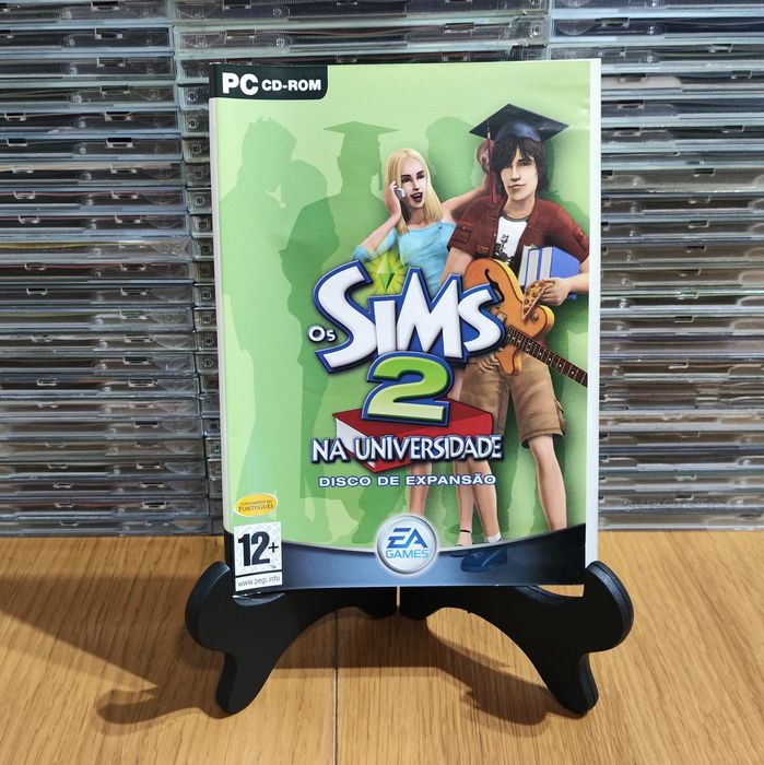 Os Sims 2 Na Universidade Capa Original PC