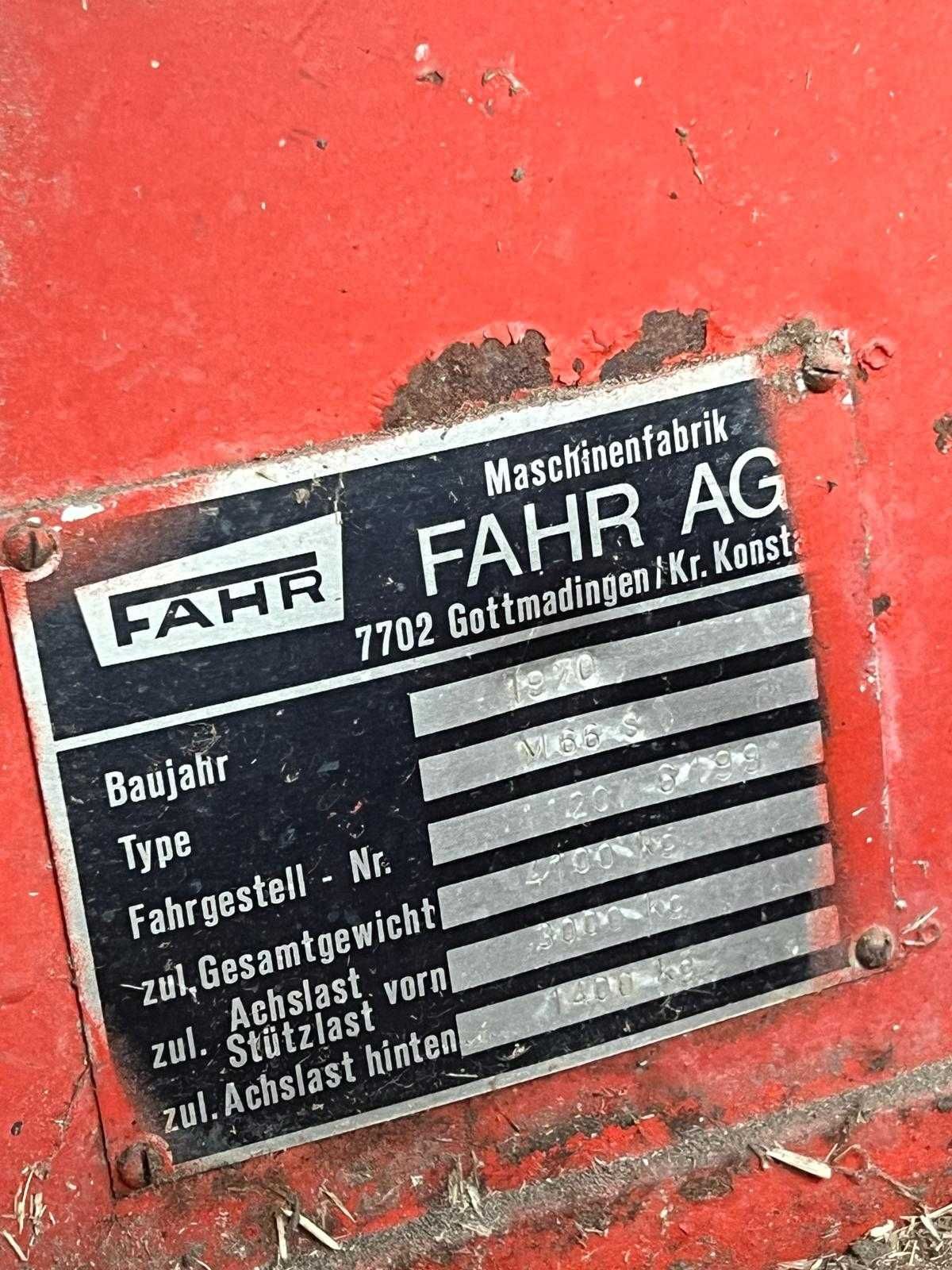 Kombajn Fahr M66S 1970r heder 2.5m