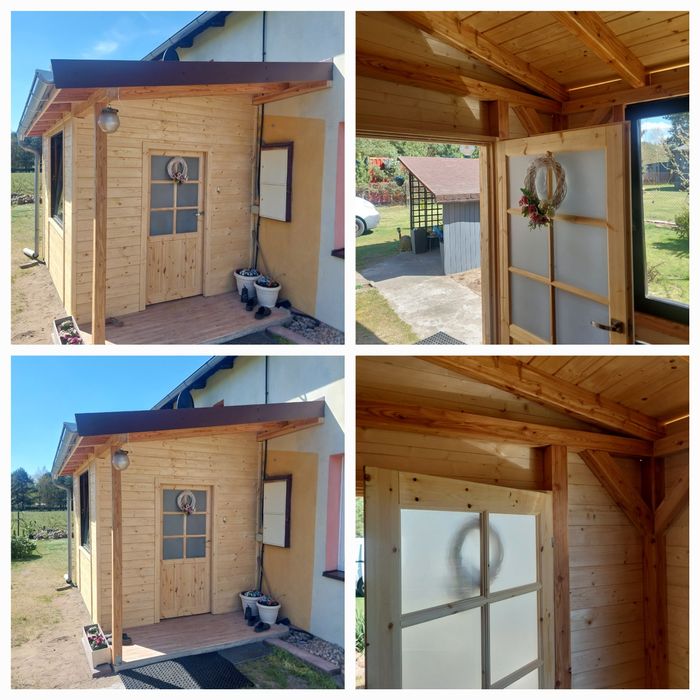 Zadaszenie, carport, wiata samochodowa, taras, domek z drewna