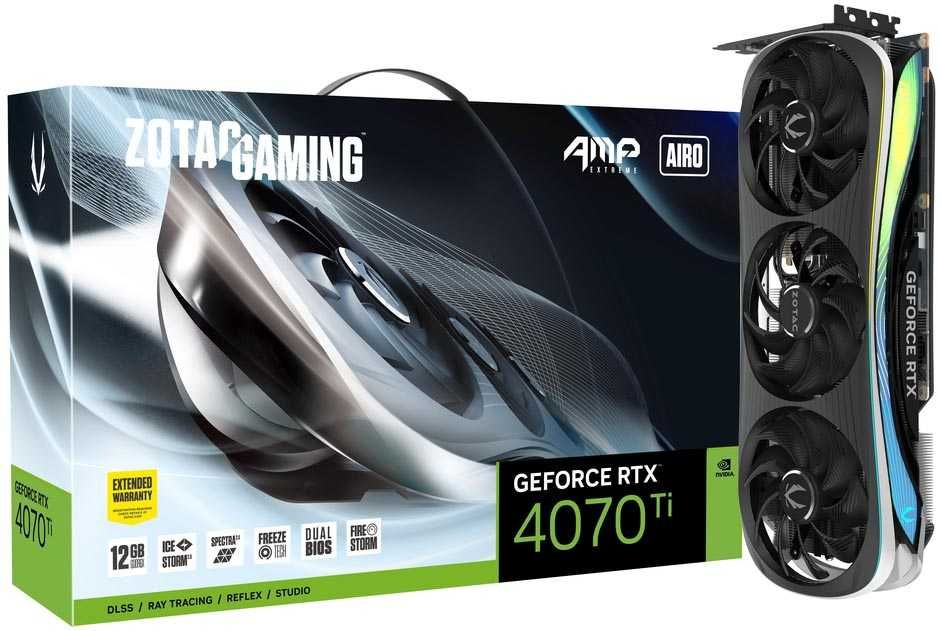 Zotac NVIDIA RTX 4070TI AMP AIRO usada