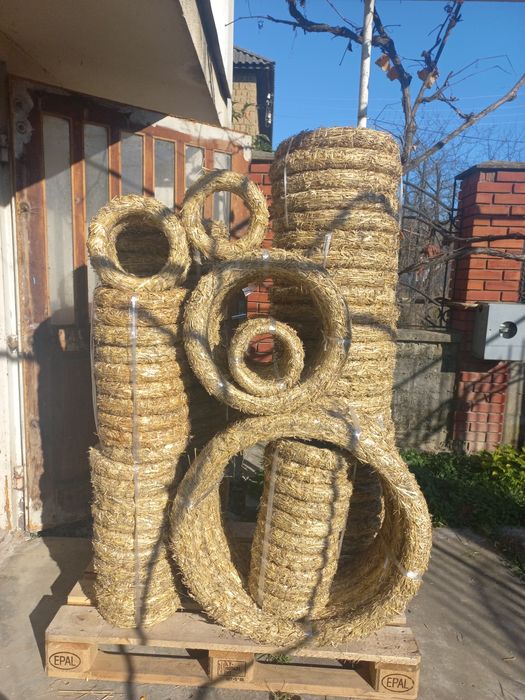 Вінок соломяний  основа для декора