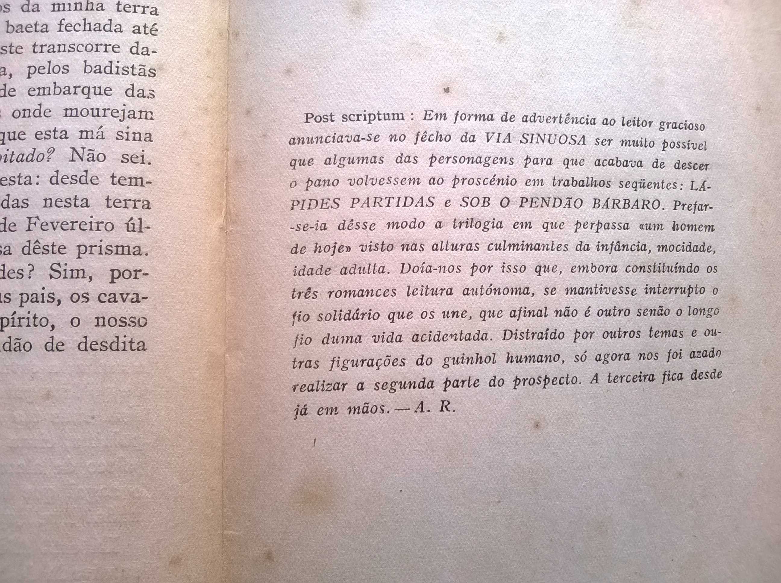 Lápides Partidas - Aquilino Ribeiro (portes grátis)