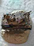 Model czołgu z PRL ok 10 cm