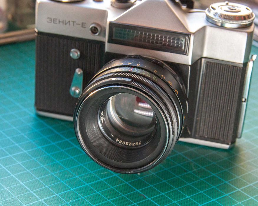 Zenit-E com Helios 44-2 58mm f/2