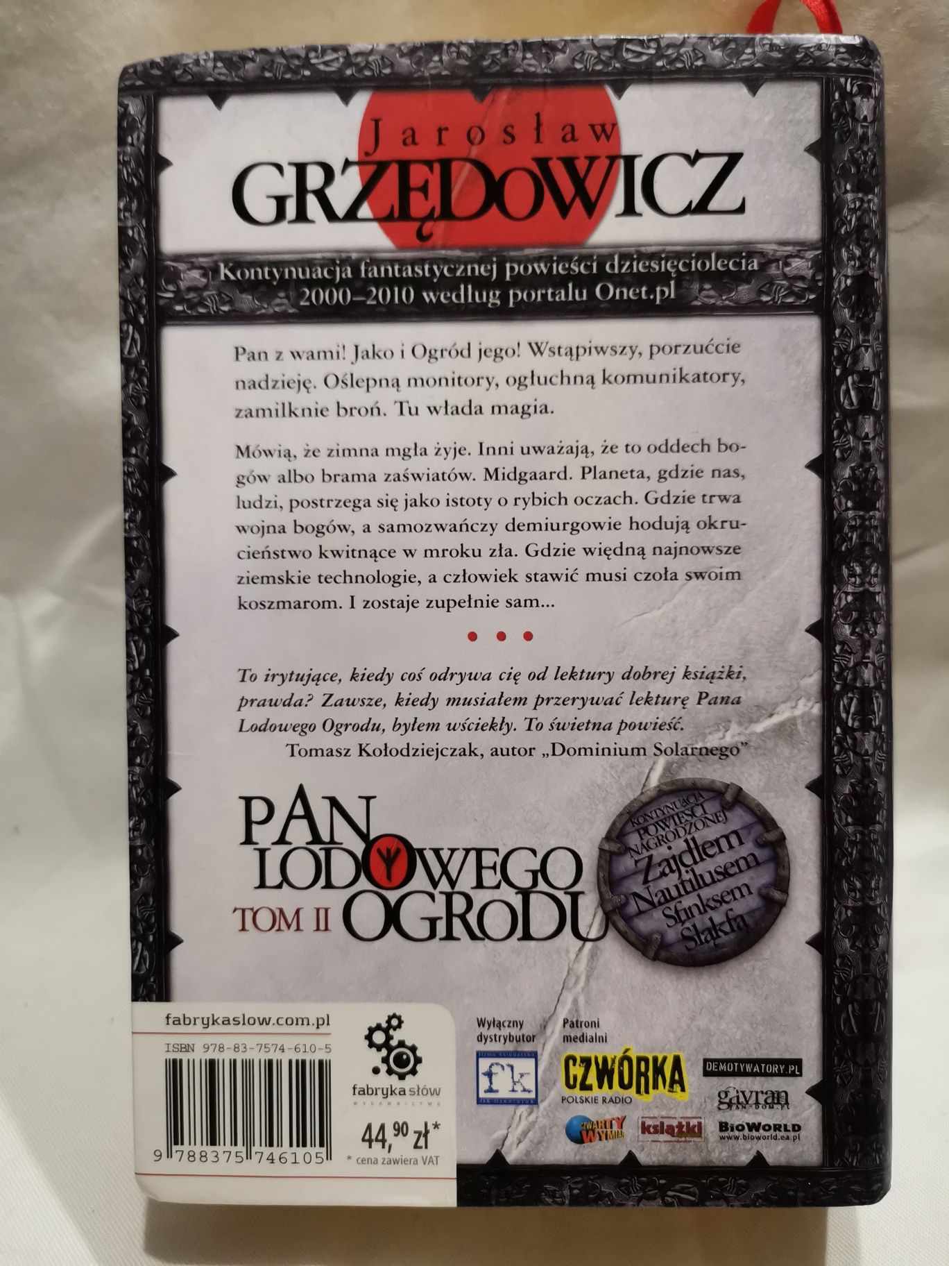 Pan lodowego ogrodu  t.II .J.Grzędowicz