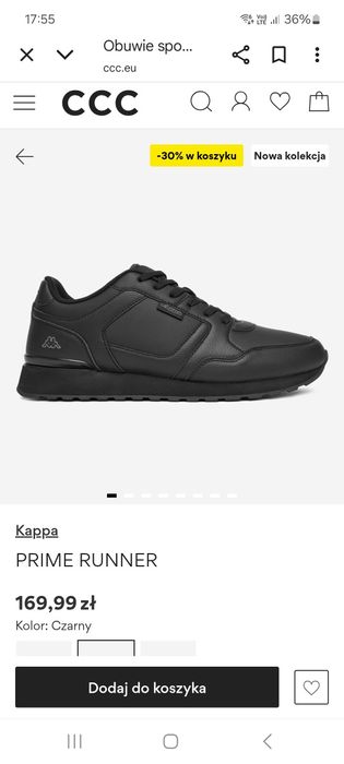 Buty KAPPA Black Prime Runner
