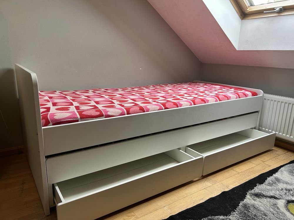 Lozko Ikea podwójne wysuwane 90x200 IKEA Slakt
