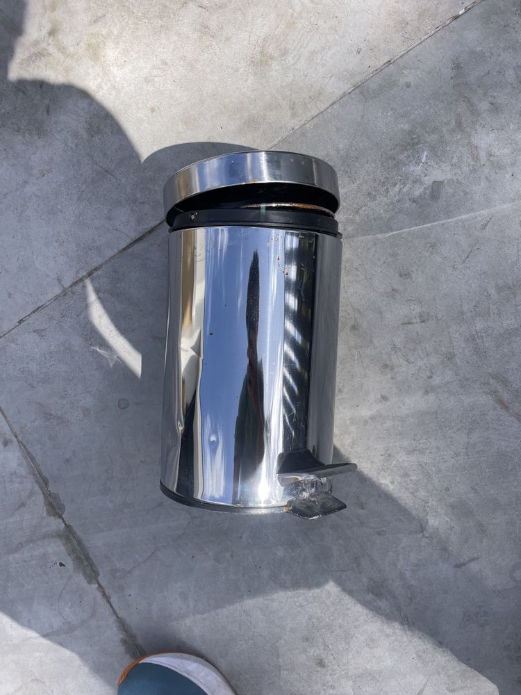 Caixote Lixo em aluminio - WC