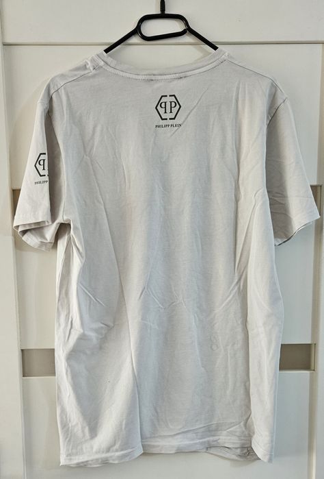 Philip plein L piękna koszulka t shirt biała limited edition