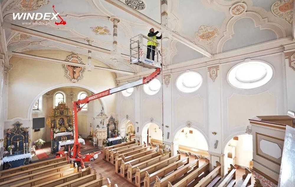 Podnośnik koszowy, teleskopowy, nożycowy, zwyżka - WYNAJEM - Windex