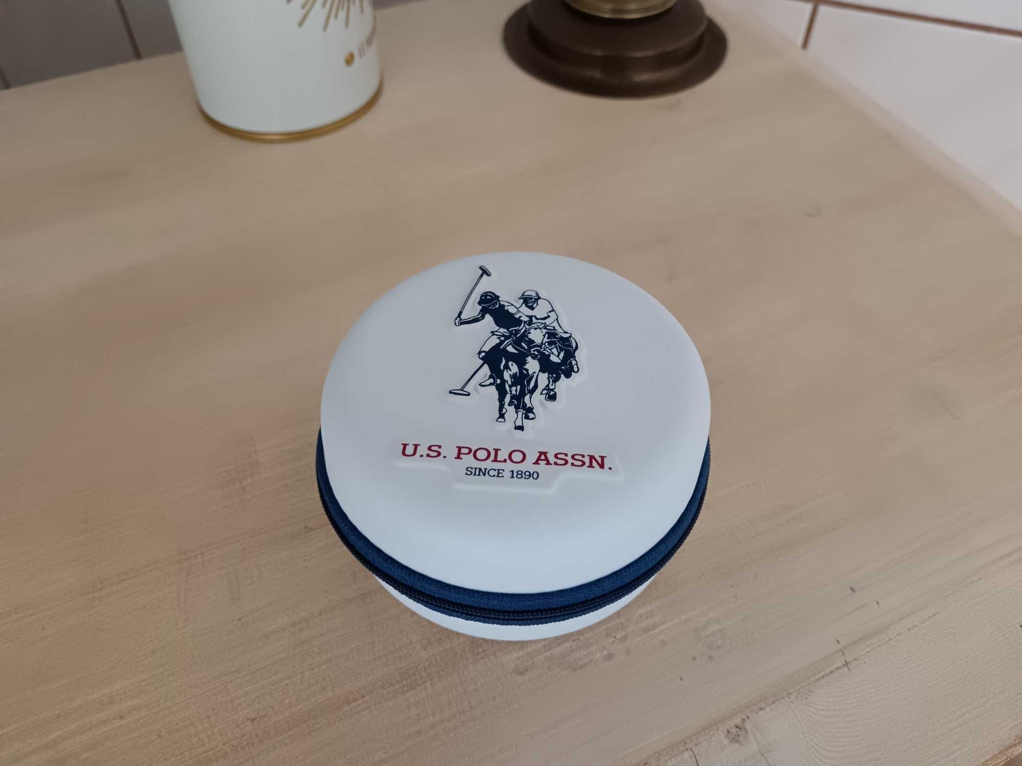 Zegarek U.S. POLO ASSN damski złoty granatowy