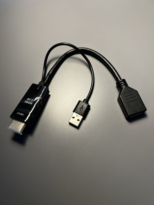 Przejsciówka Adapter Cablexpert: HDMI - DisplayPort - USB