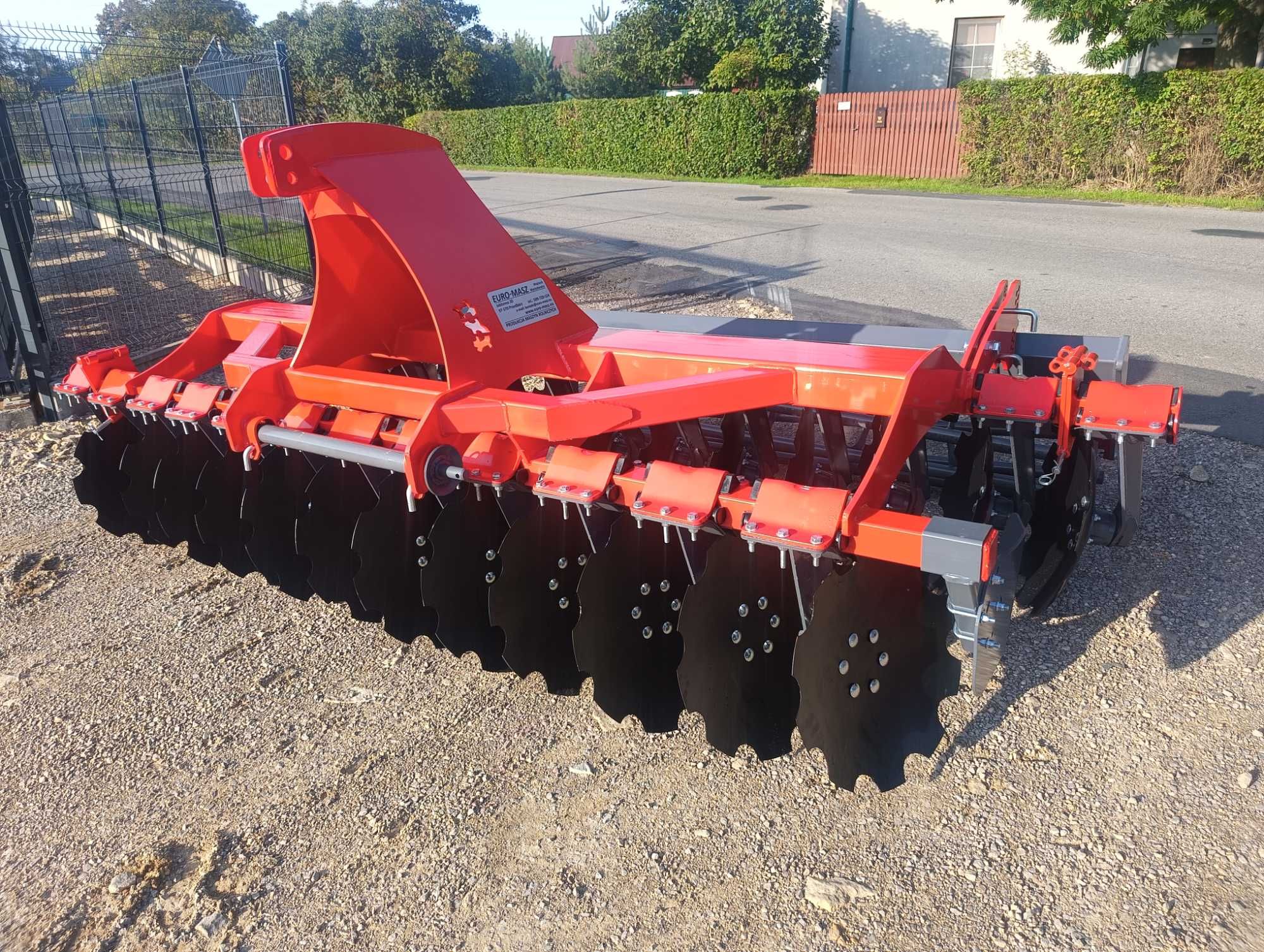 EURO-MASZ brona talerzowa ciężka/talerzówka bez hydropaku 510-560 tal