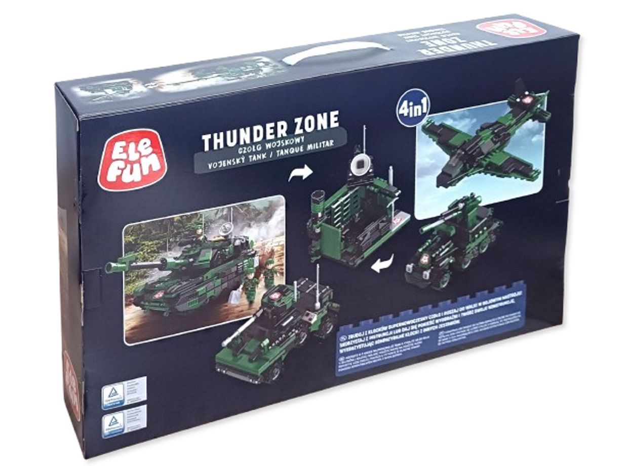 Klocki Elefun Thunder Zone Czołg wojskowy C0847