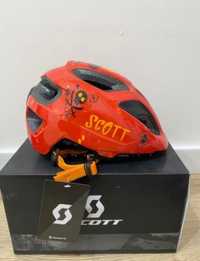 Kask rowerowy dziecięcy Scott Spunto Kid Florida Red - ( 46 - 52 cm )