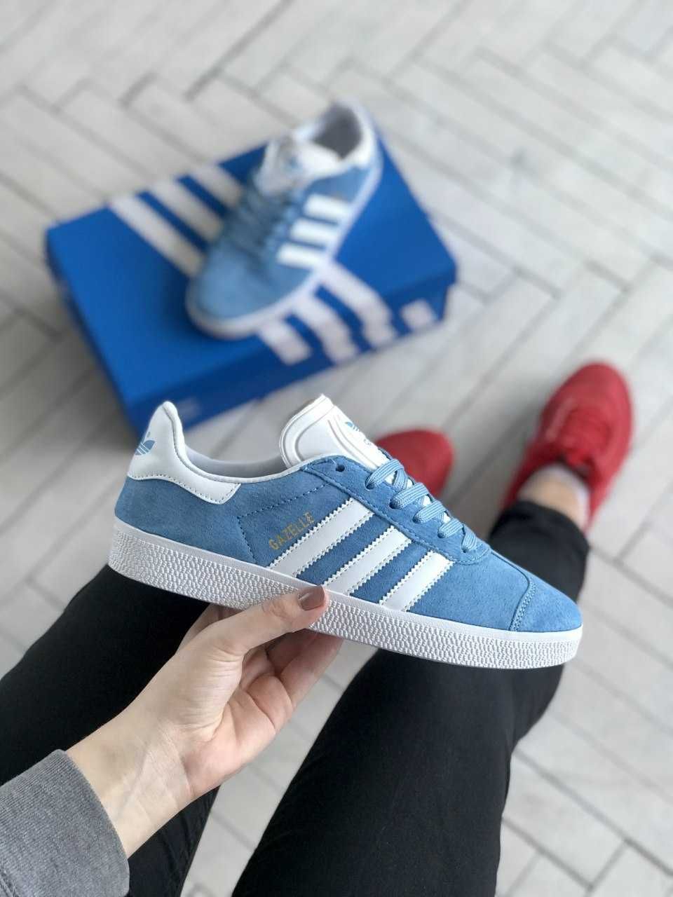 Кроссовки Adidas Gazelle женские Адидас Иники жіночі Adidas Samba замш