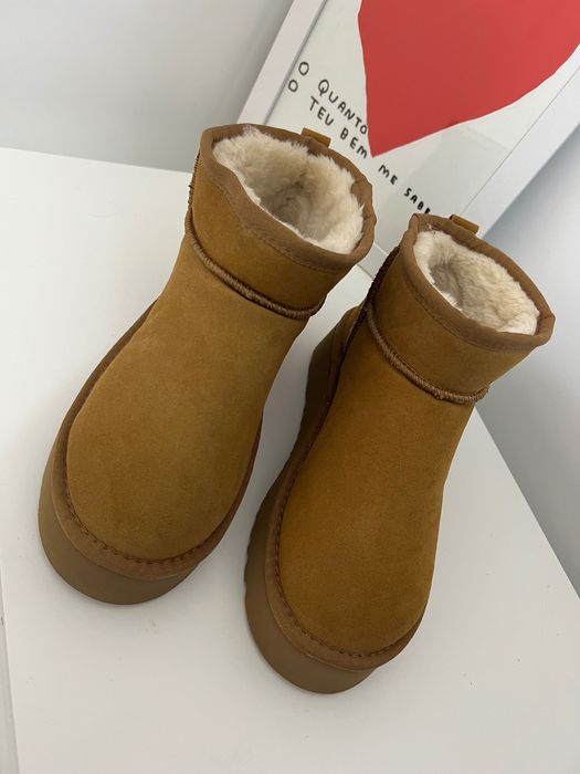 UGG mini plataforma