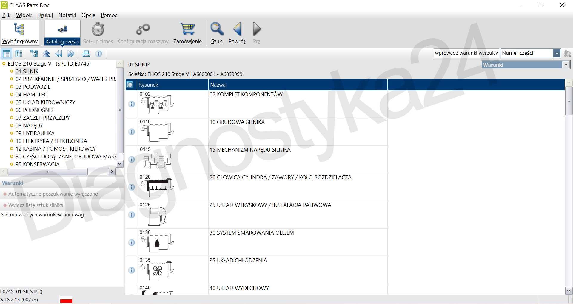 KATALOG CZĘŚCI CLAAS Parts Doc 2022 Schematy Instrukcje Dokumentacja