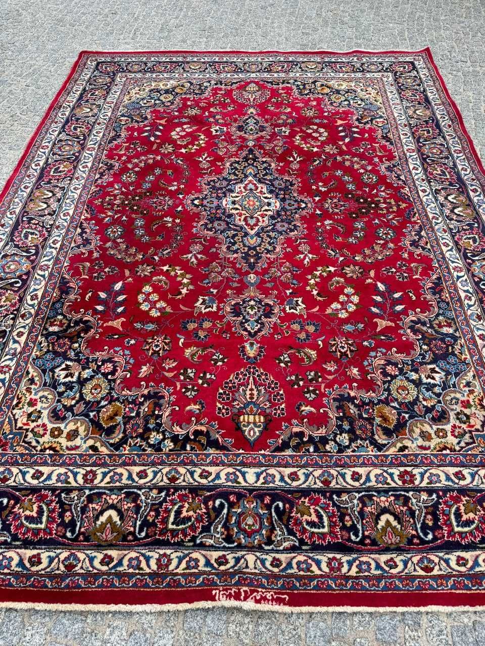 Kaszmirowy dywan perski r. tkany Iran Meshed 350x250 galeria 14 tyś