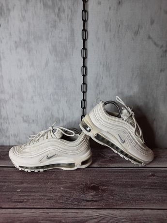 Оригинальные крутые женские белые кроссовки Nike 97 36.5р