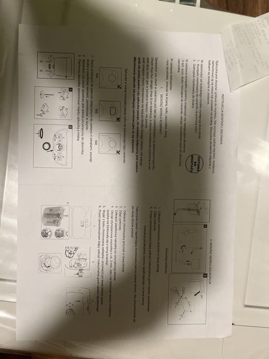 Uniwersalna plastikowa spłuczka z funkcją 3/6 litra