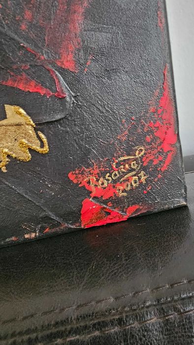 Quadro Pintado à Mão em Tela
