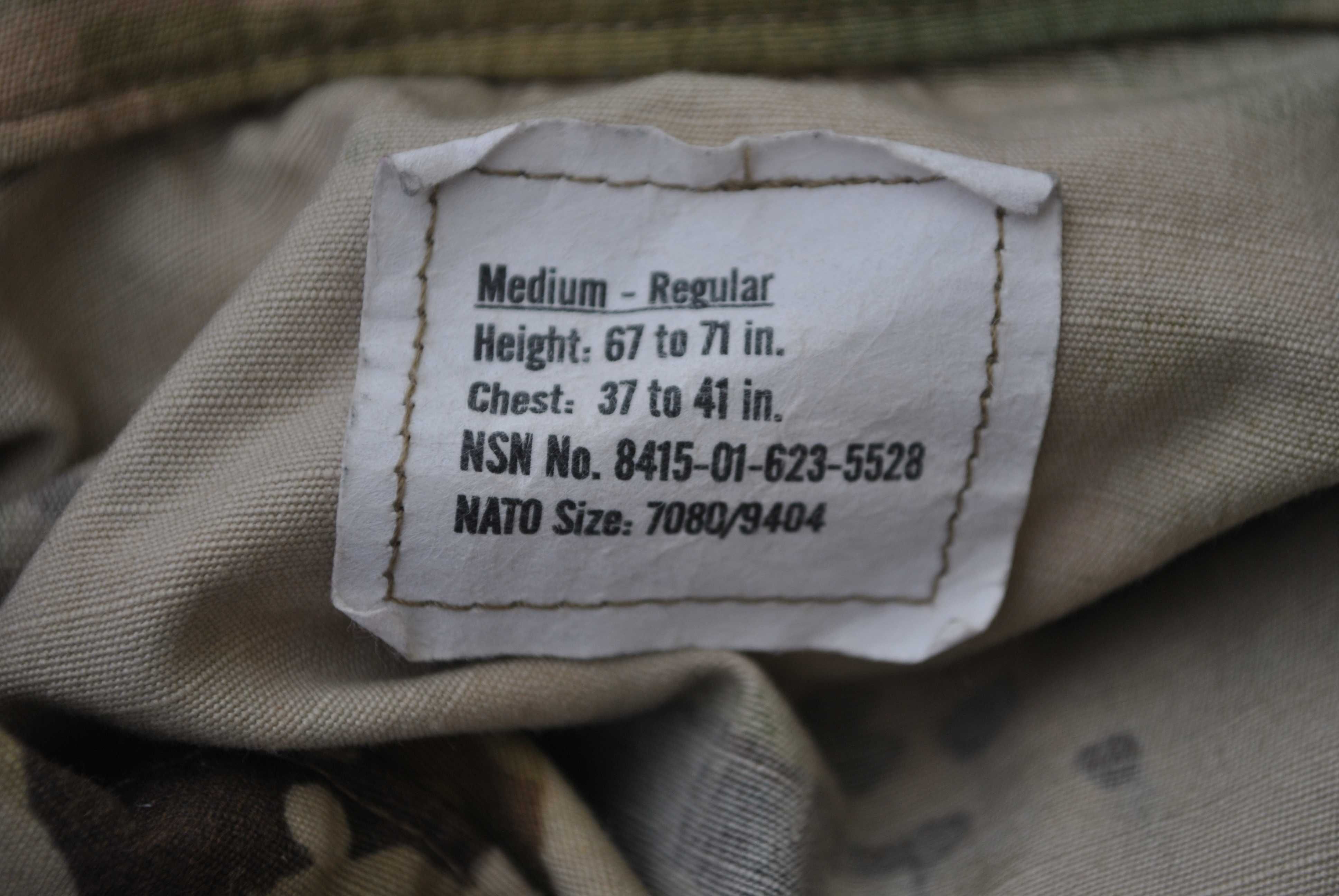 mundur multicam medium regular us army 50/50 używany MR