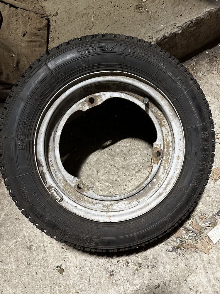 Колесо (шина зима) 1шт. Славута, Таврія, ЗАЗ 155/70 R13