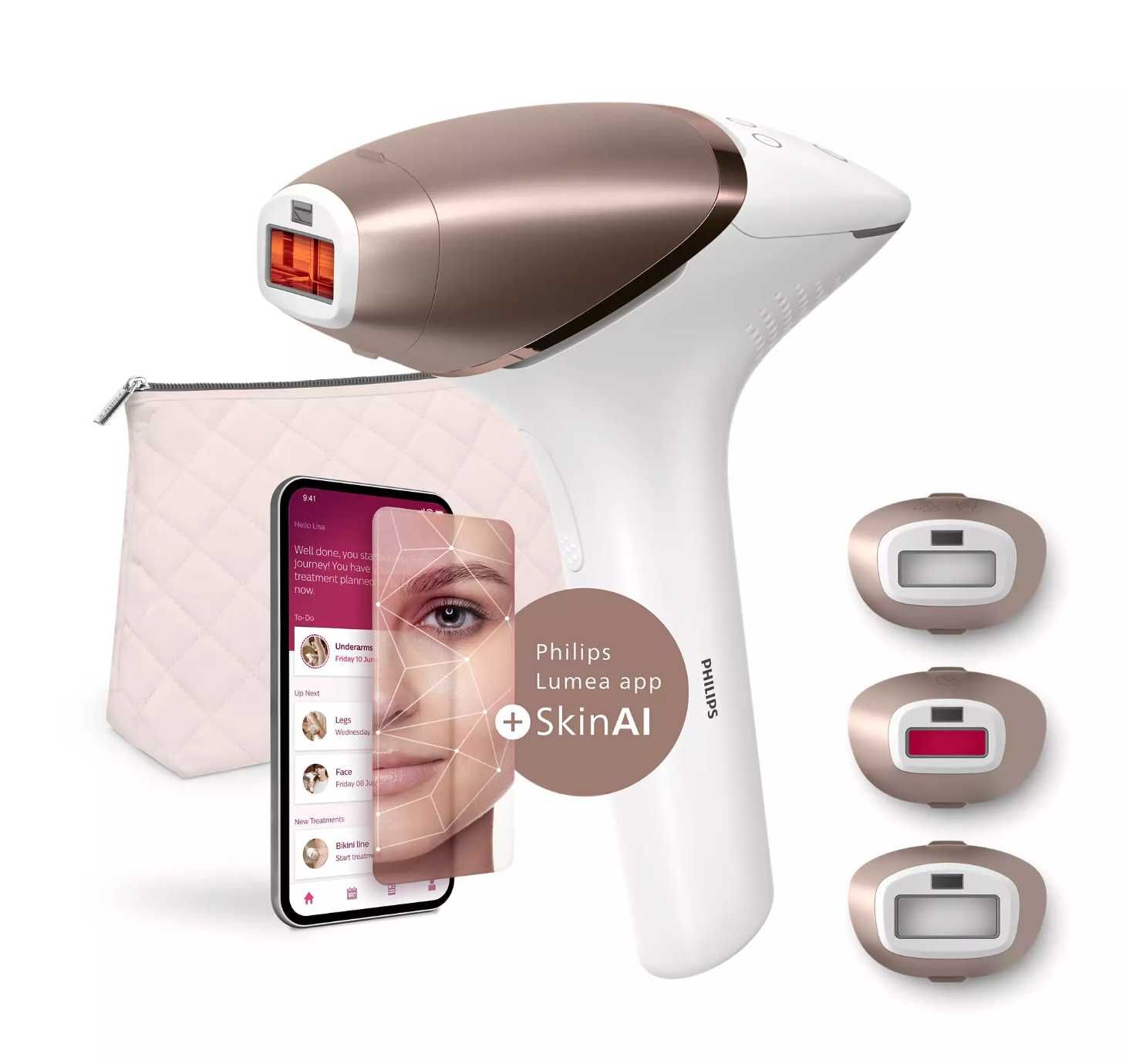 Фотоепілятор Philips Lumea 9900 - SenseIQ - BRP958/00 - Новий