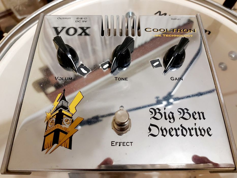 Pedais Guitarra VOX Brit Boost Cooltron e VOX Big Ben Overdrive