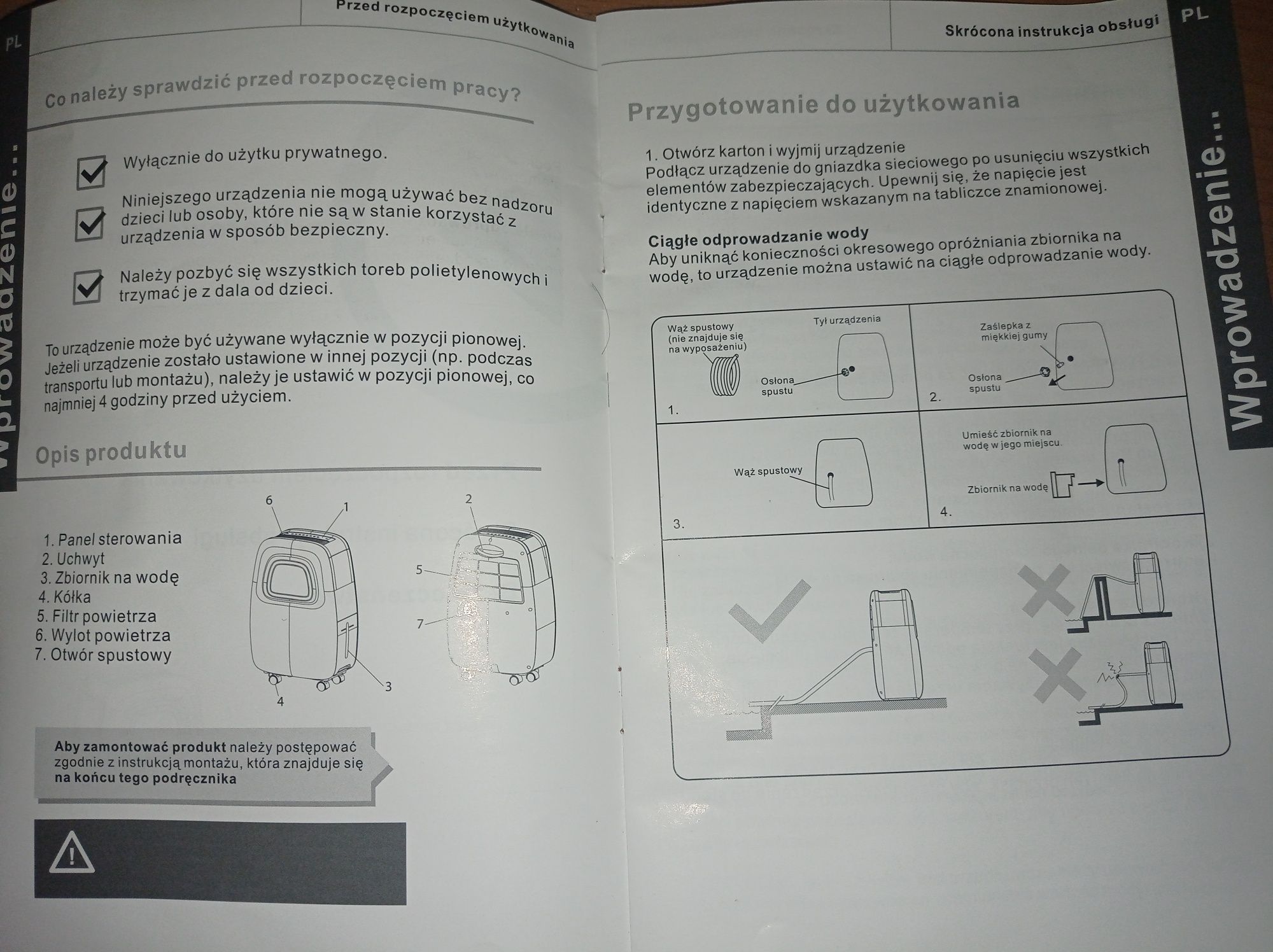 Osuszacz 12l/24godz 195W kompresorowy