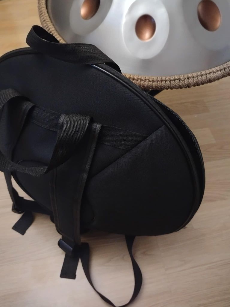 Handpan, hangdrum, bębenek 440Hz z plecakiem