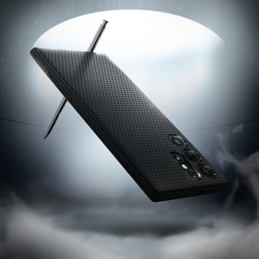 Etui Braders Spigen Liquid Air Do Galaxy S22 Ultra Matte Black