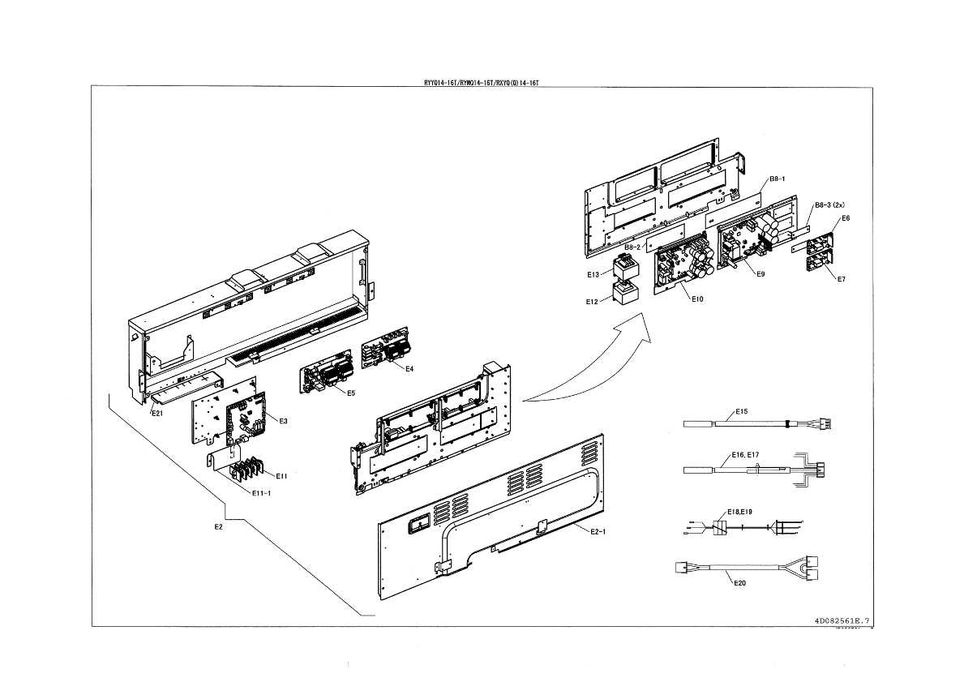Placa PCB PC13001-1 DAIKIN