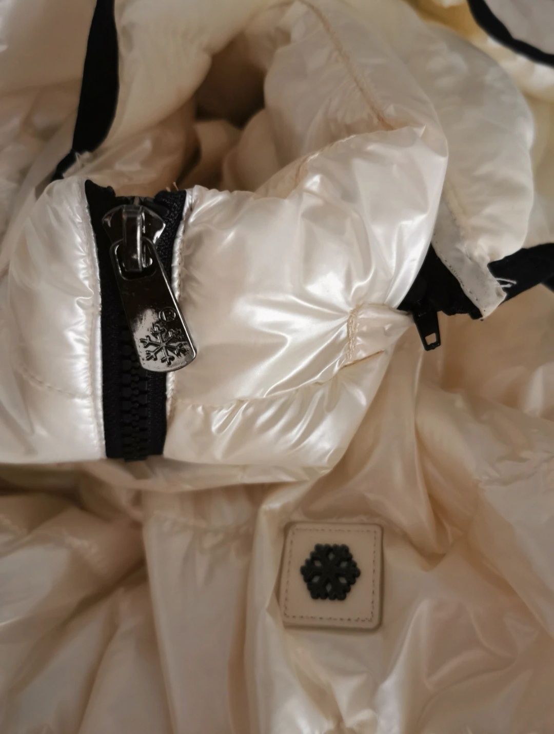 Piu Moda Anna S perłowa lekka kurtka jesień
